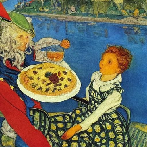 Superhero on Vacation: A Classical Portrait