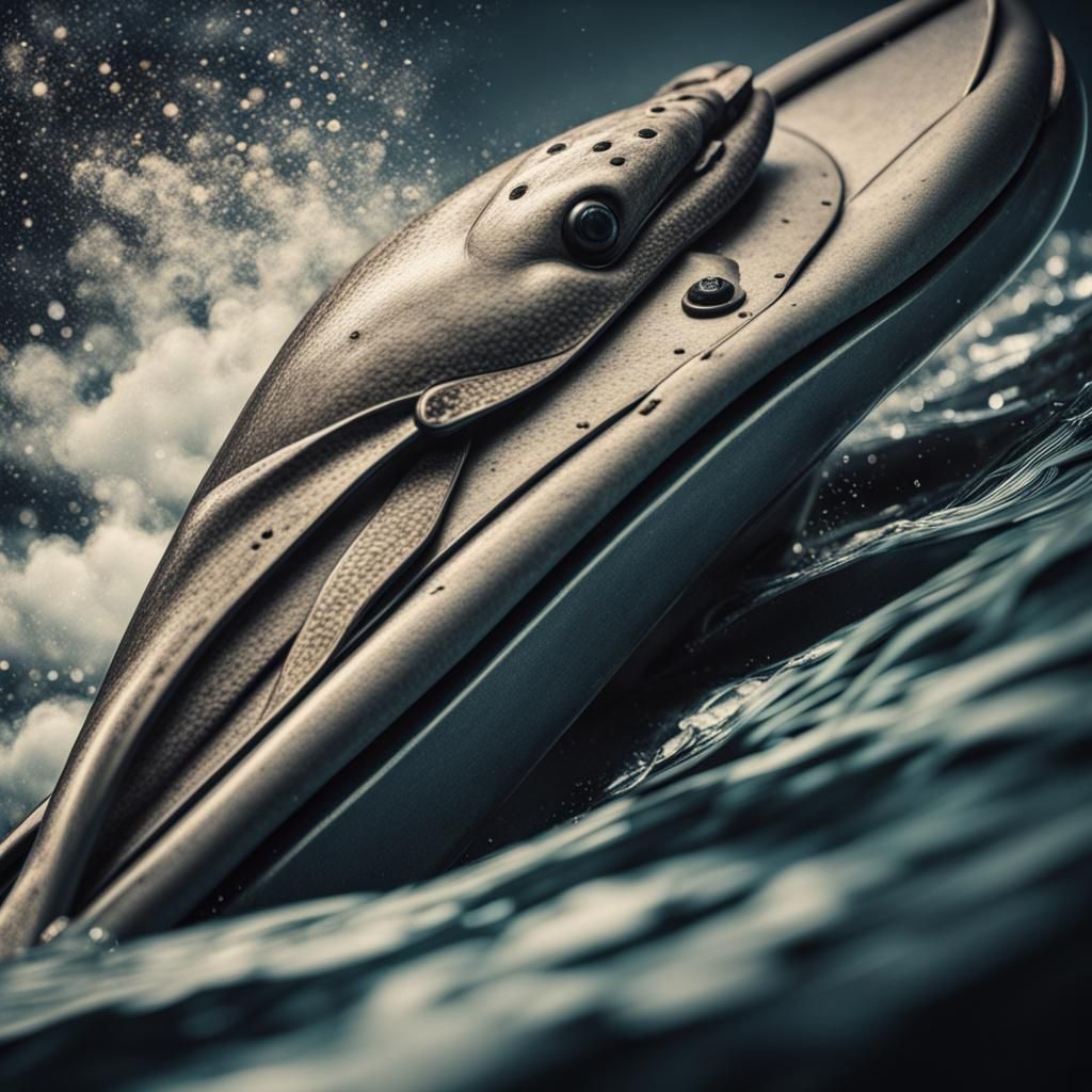 Hyperrealistic Dolphin with Intricate Details