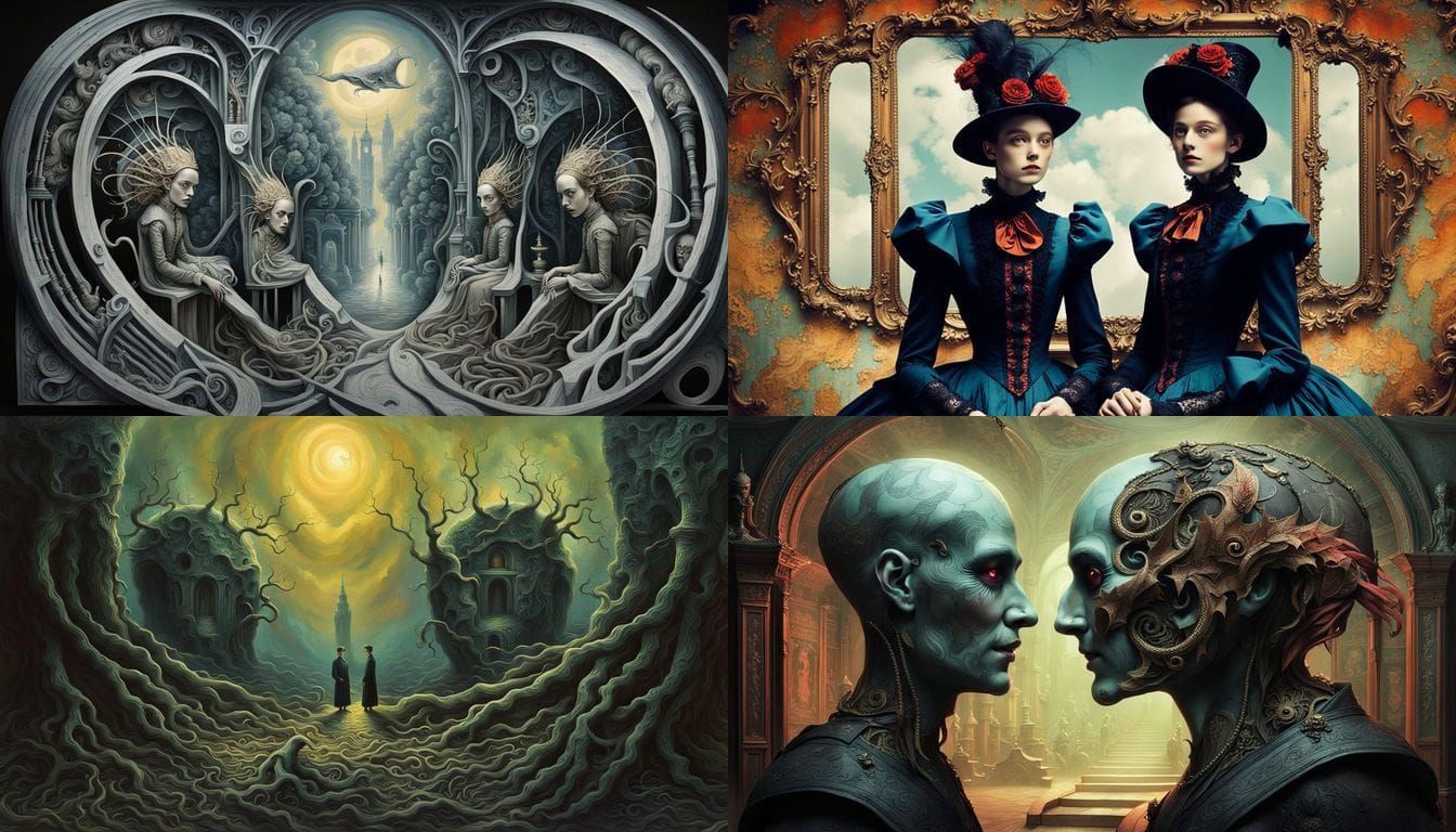 Surreal Portraits of Mysterious Doppelgangers