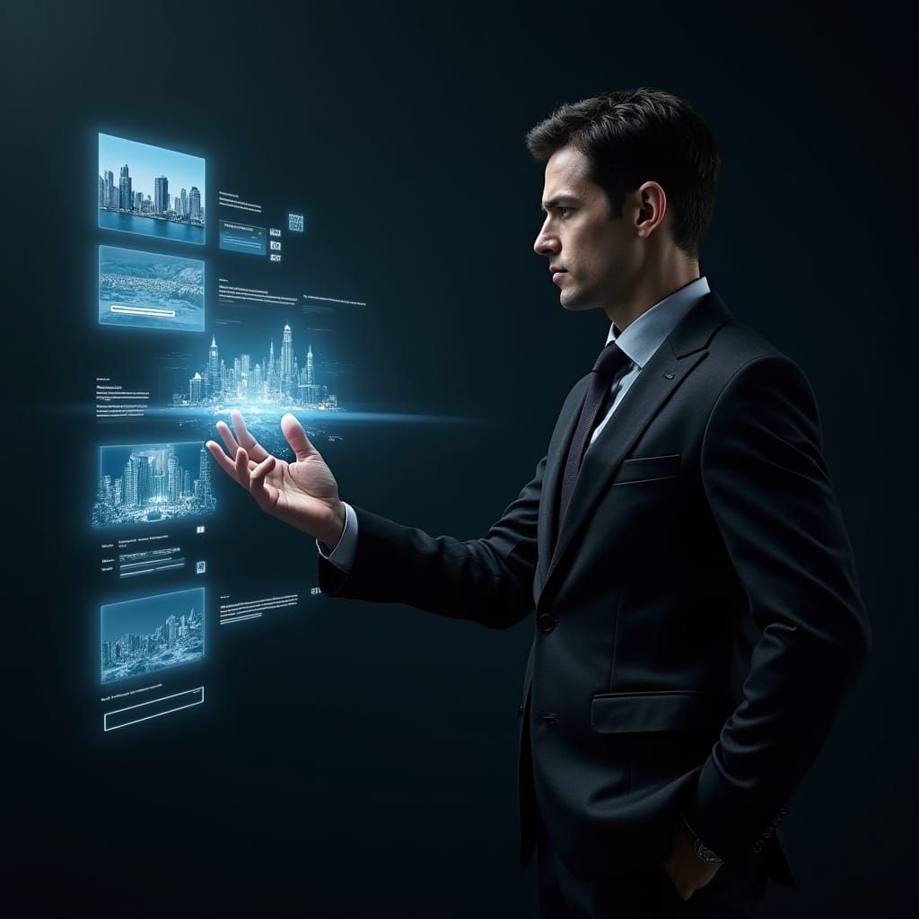 Futuristic Human Interfaces in a High-Tech World