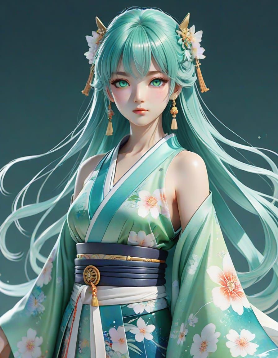 Iridescent Goddess of the Japanese Sea