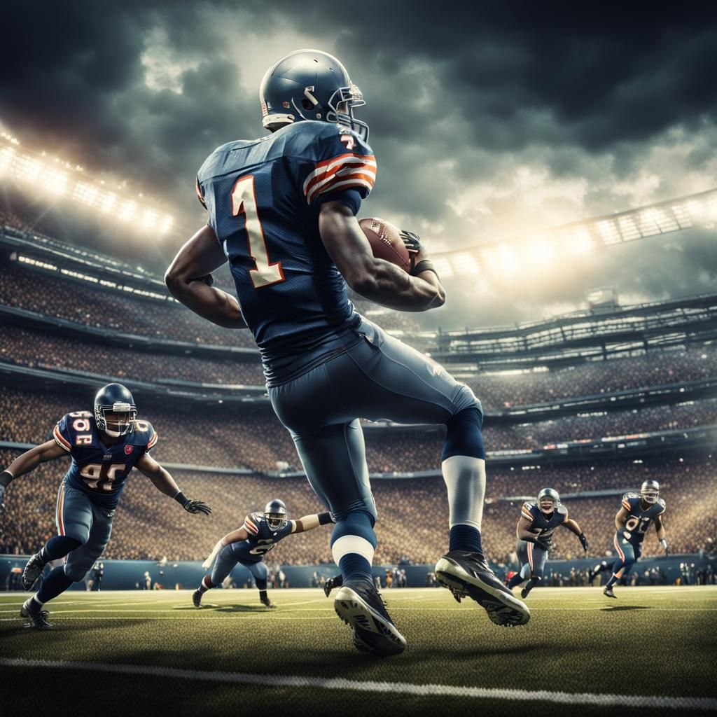 Hyperrealistic NFL Blitz Style Football Game