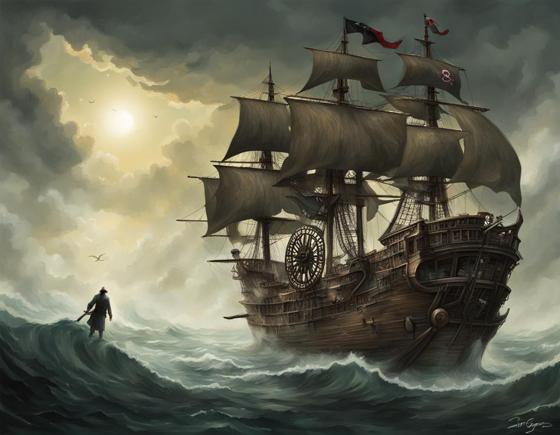 Pirate Ship Sails Over 2010 in Sinister Style