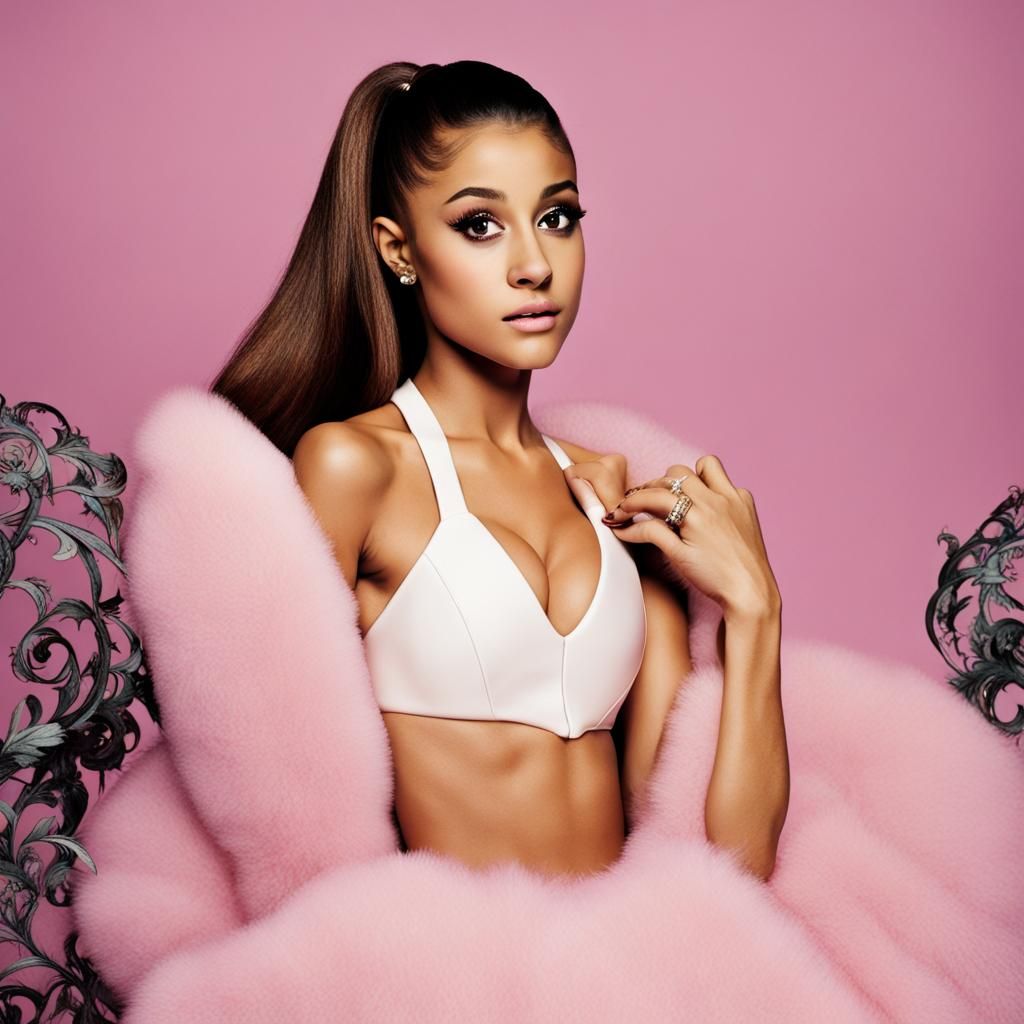 Ariana Grande Portrait: Digital Rendering