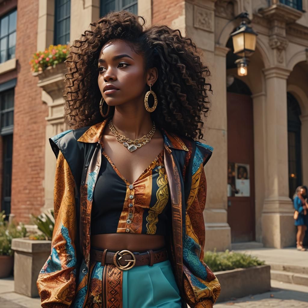 Radiant Teenager Portrait in Hyperrealistic Digital Painting