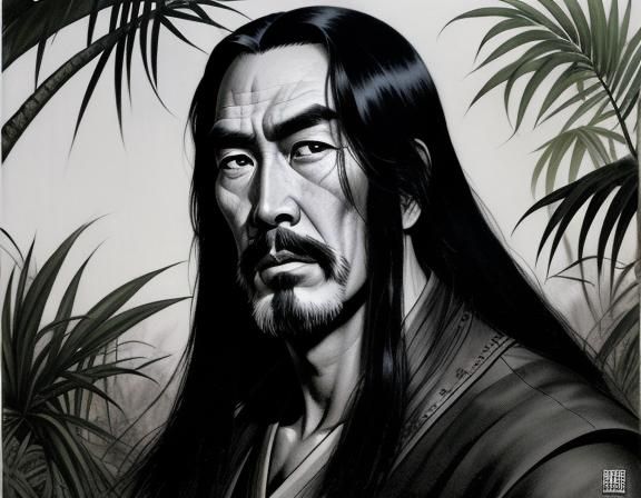 Christopher Lee in the jungle