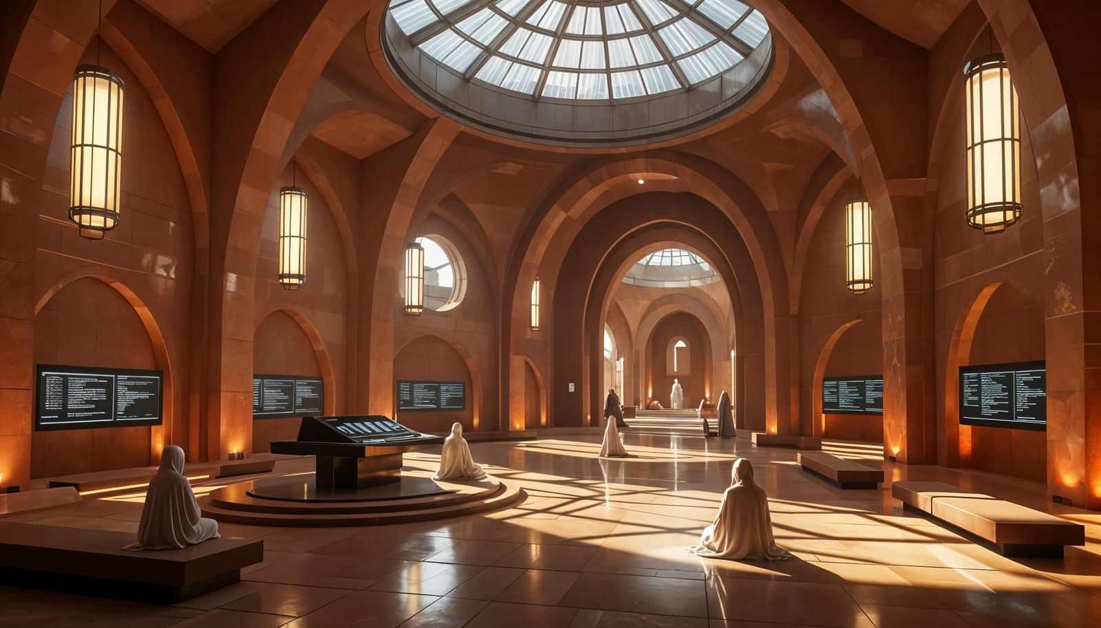 Futuristic Temple of Science and Rationality