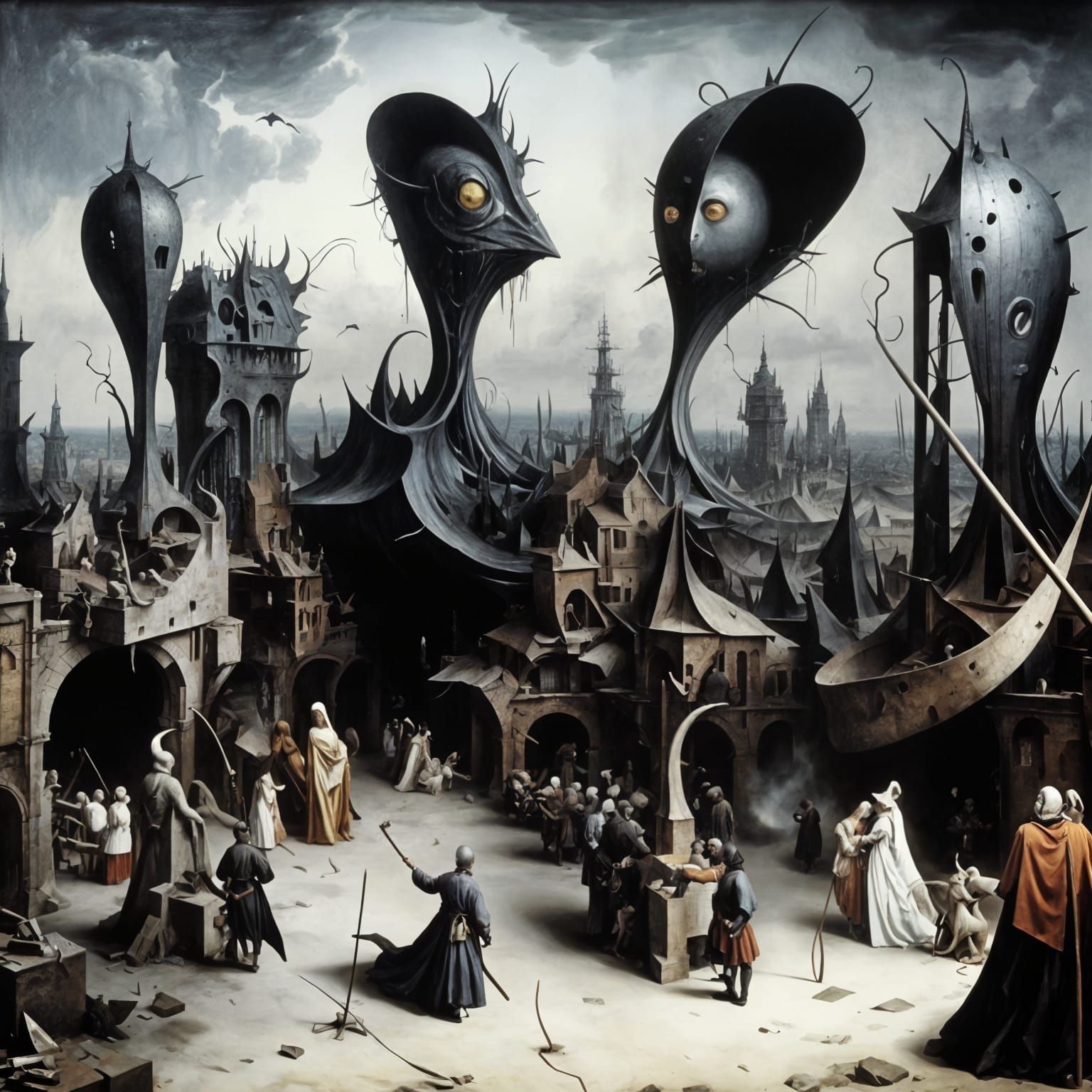 Some anonymous somebody defenestrated the Mayor (not fatal) ...