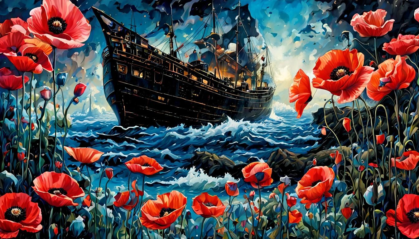 Ghostly Cat Girl in Gothic Victorian Style