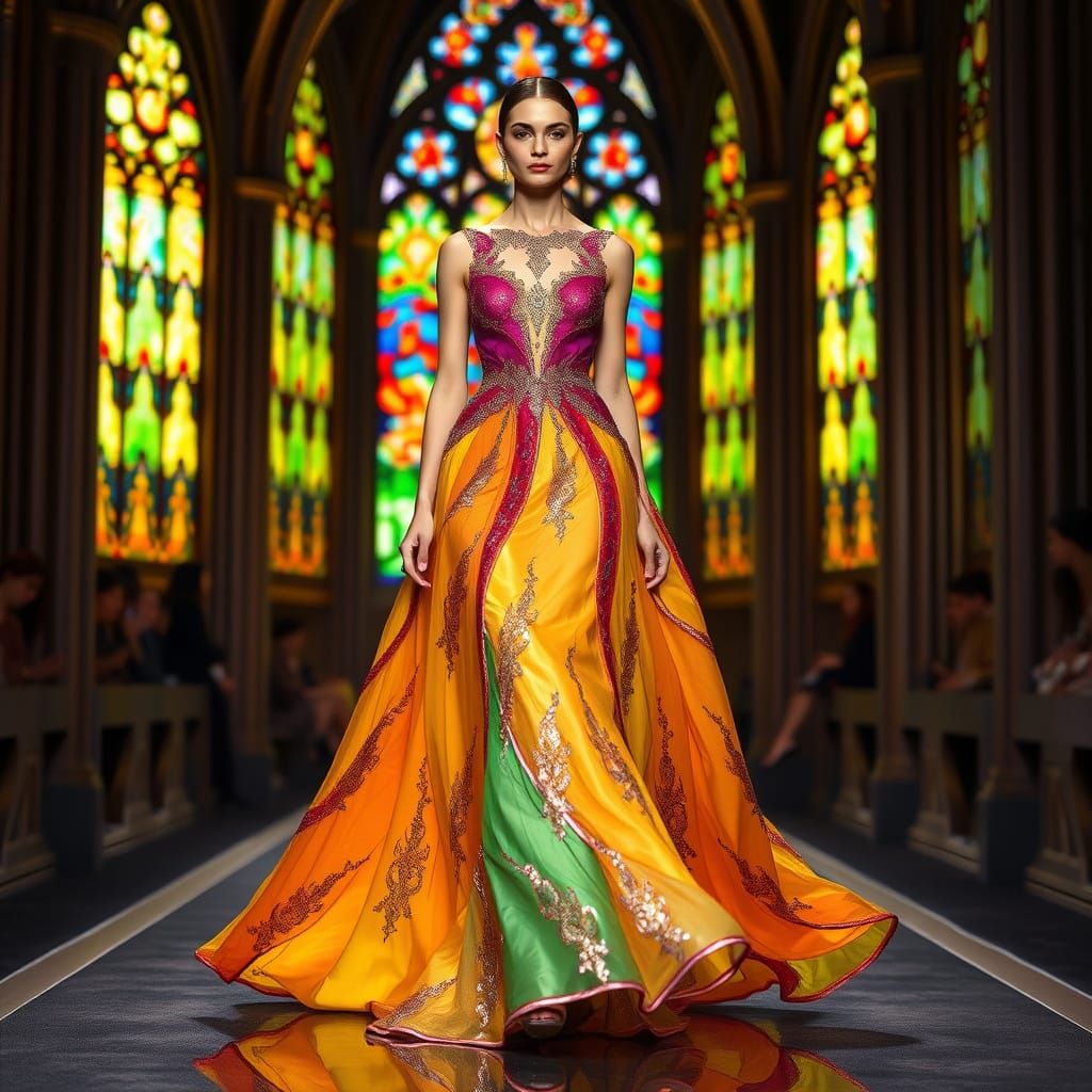Stained Glass Gown