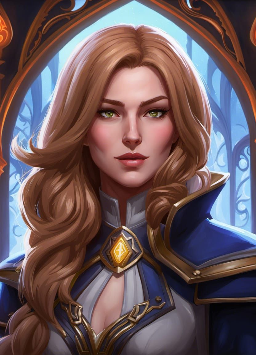 Sypha Belnades as Evocation Wizard: Digital Art