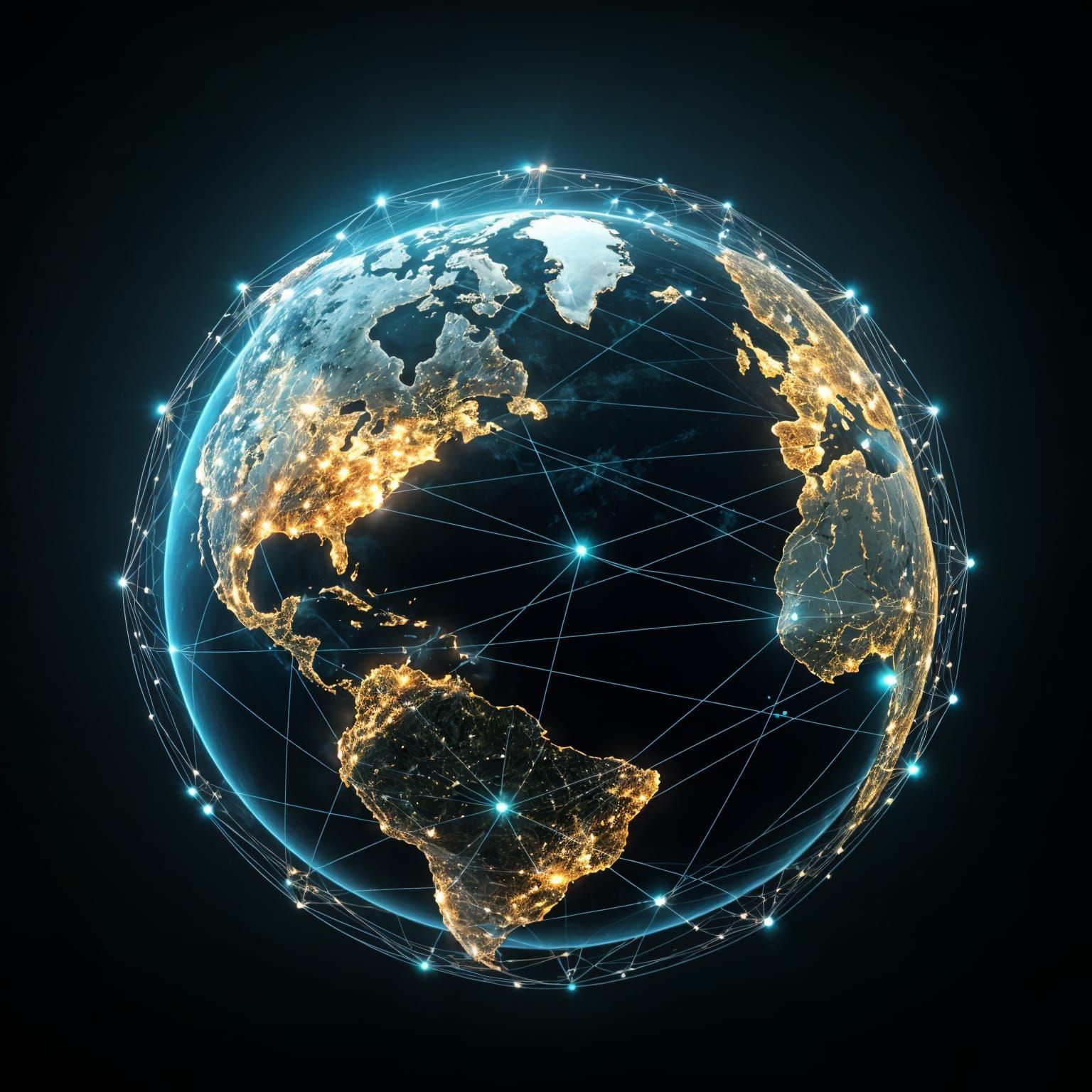 Visible Virtual Connections: A Glowing Internet Web