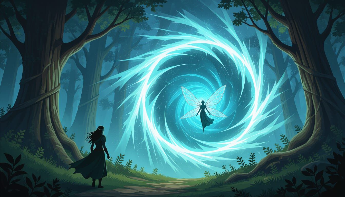 Superluminal Event Rips Through Enchanted Forest