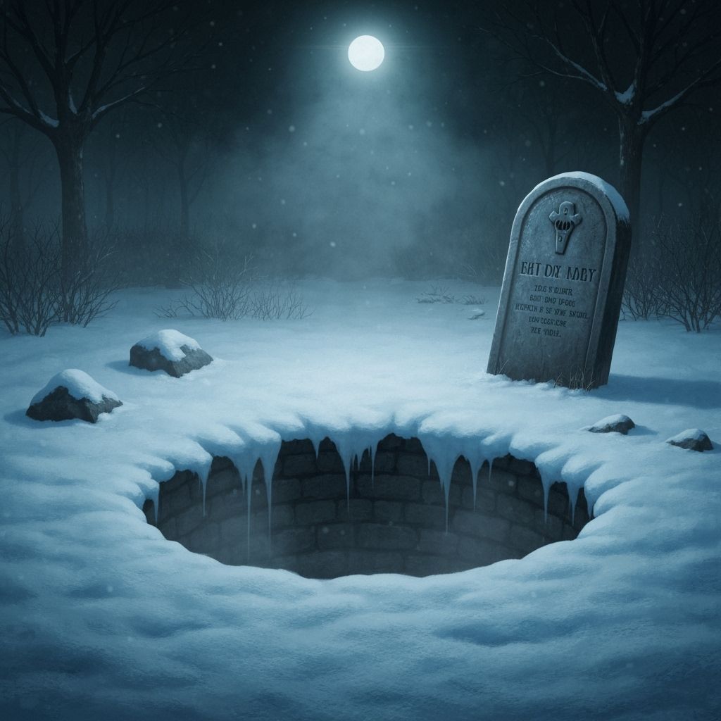 Eerie Nightmare Unfolds Under Snow and Fog