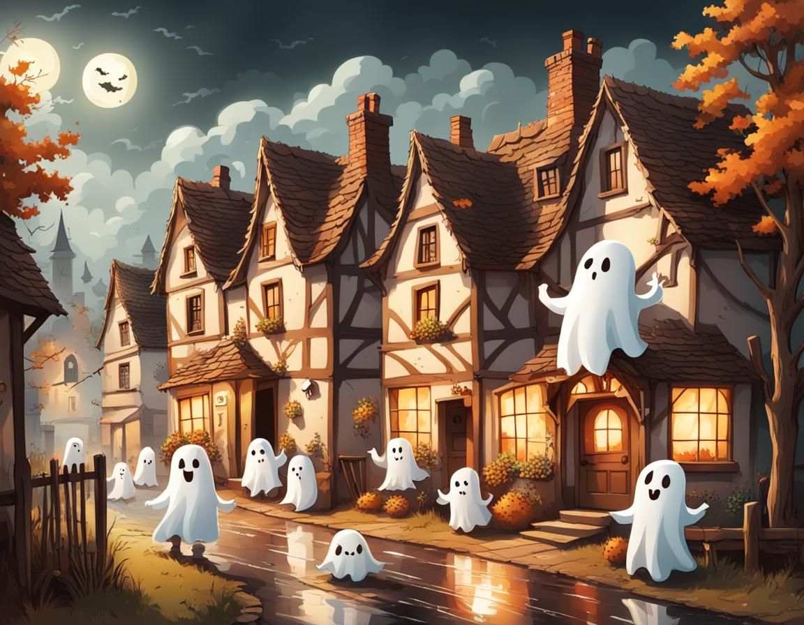 Haunted countryside village 3