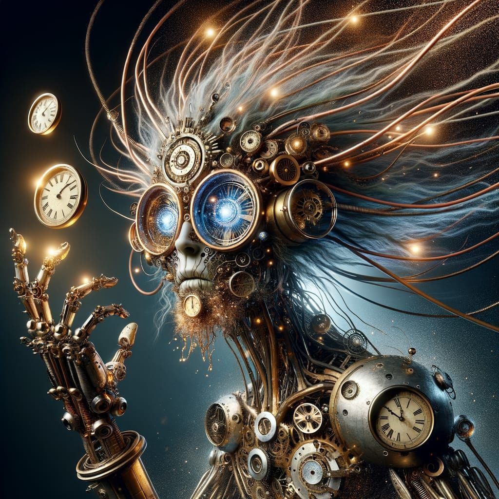 Timekeeper with Brass and Glass Prosthetics Reveals Hidden C...