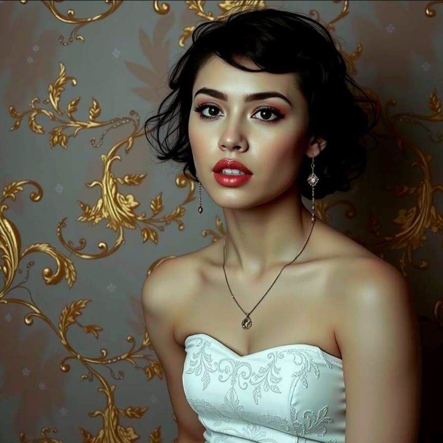 Vivid Maximalist Masterpiece with Triadic Colors