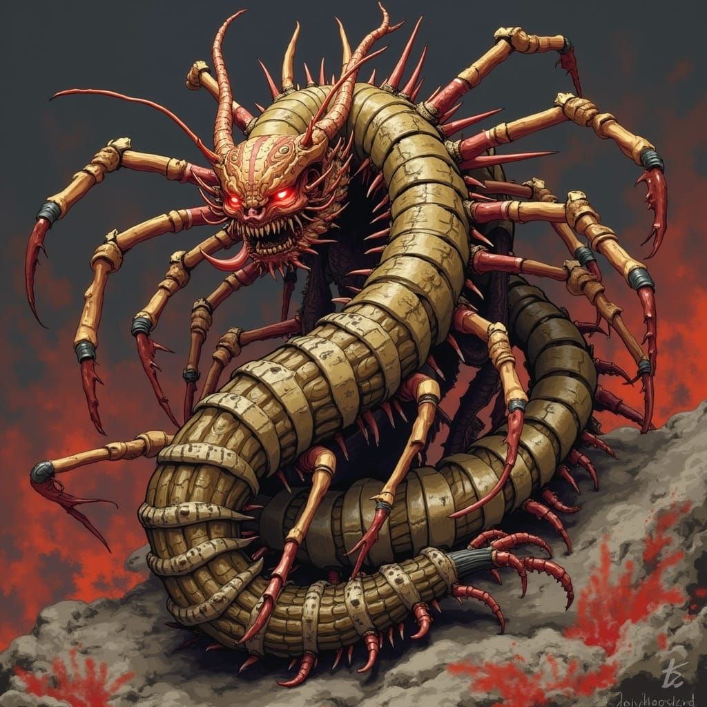 Cybernetic Horror Meets Feudal Japan