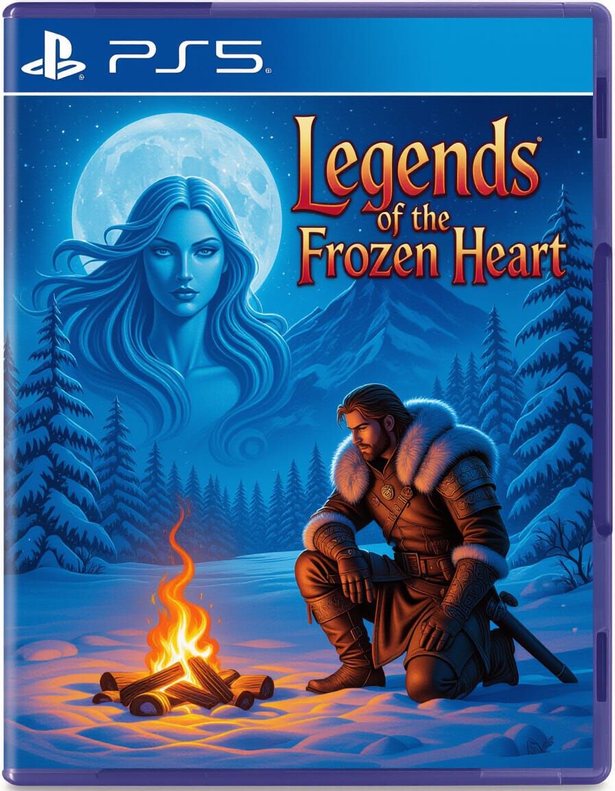 Fantasy Game Cover Art: Legends of the Frozen Heart