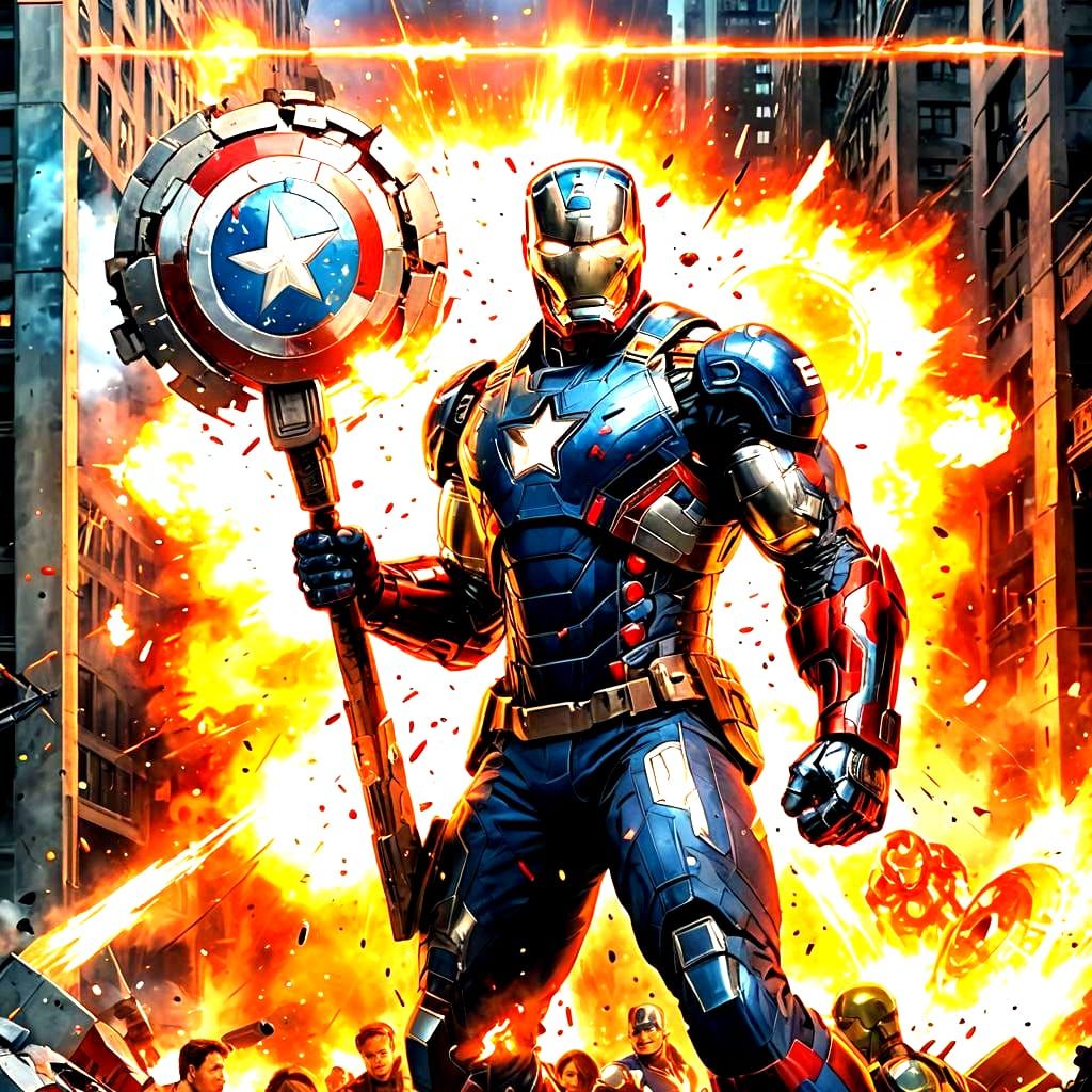 The Avengers: AI-Generated Art