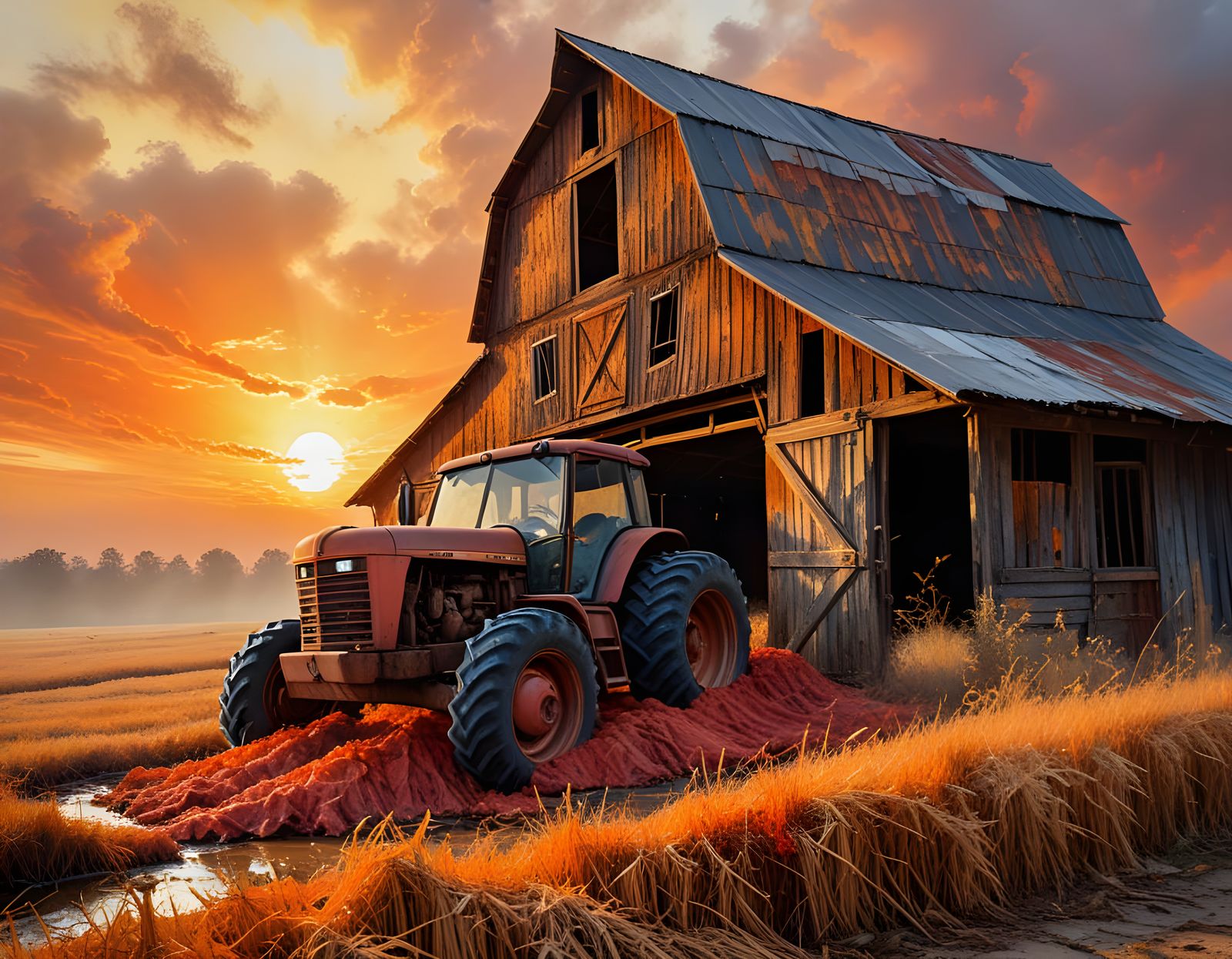 The Old Barn Out Back