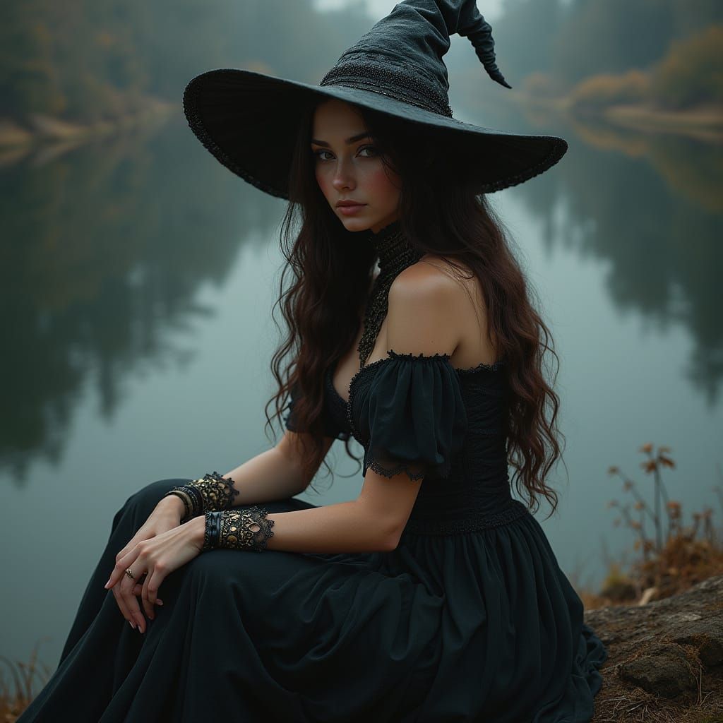 Beautiful Witch Portrait by Dark Lake