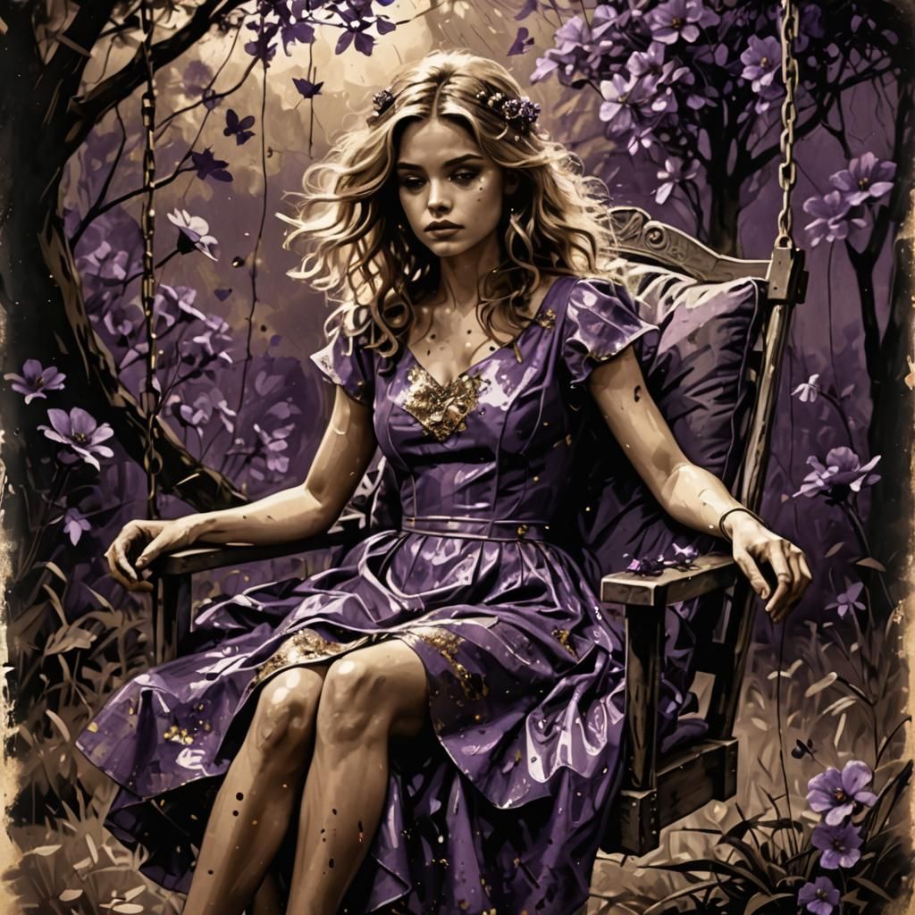 Monochrome light sepia portrait in a layered mixed technique with elements of deep scratches and scuffs, tragic. a beaut...