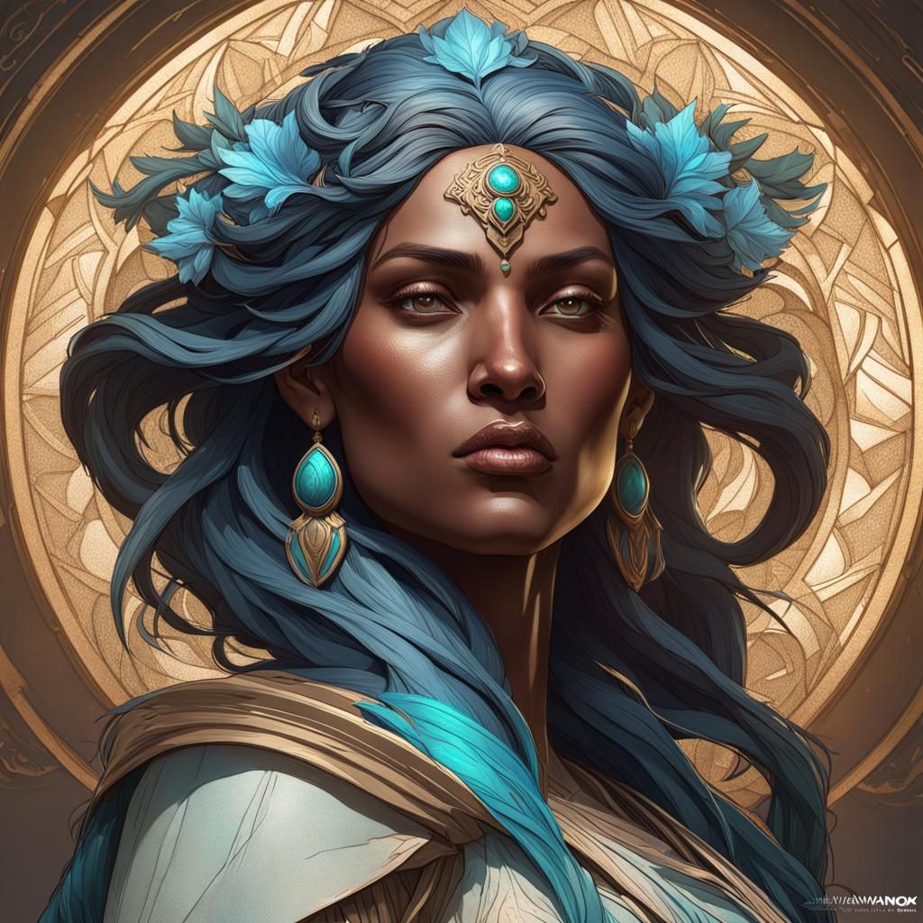 Rhea, Titan of Fertility: Detailed Portrait