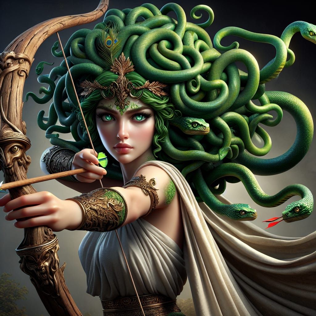 Medusa the Archer: A Mythological Fantasy