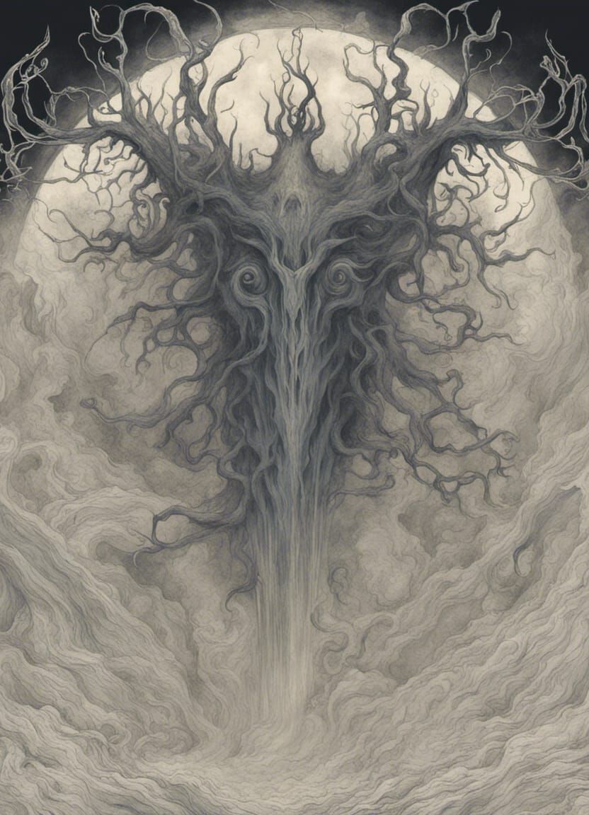 Ethereal Nameless Mist: Lovecraftian Horror Entity