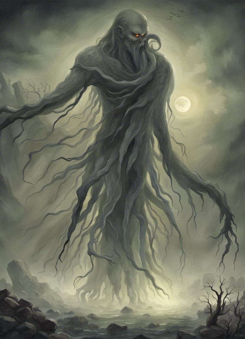 Abstract Depiction of Lovecraftian Nameless Mist
