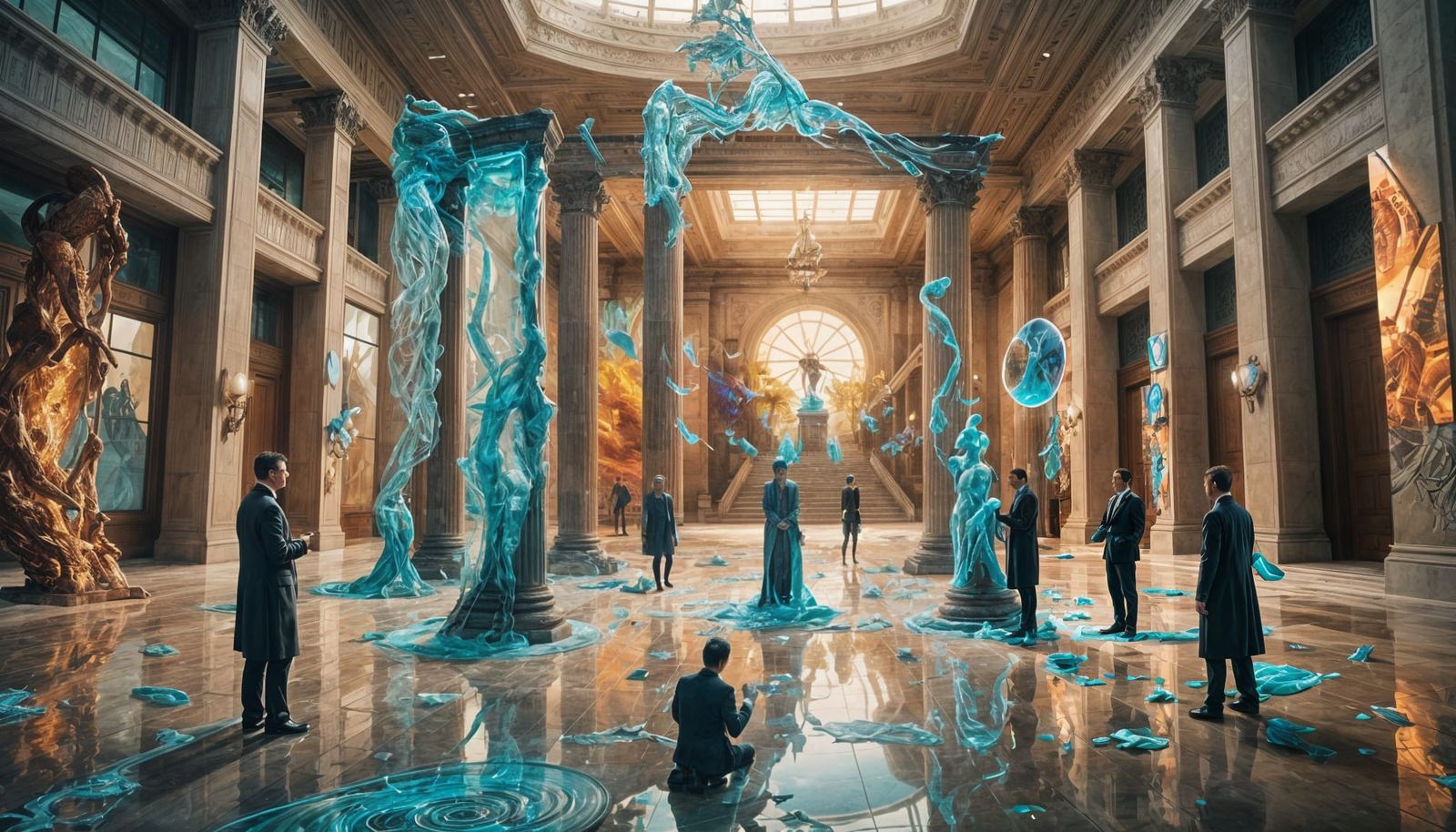 AI Legislation, Innovation, and Personal Growth Graphic