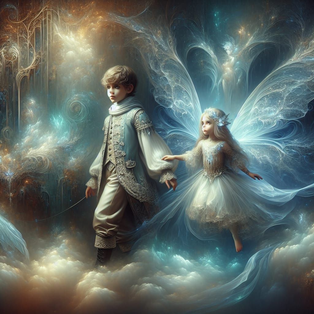 Magical Children's Tale in Ethereal Digital Painting