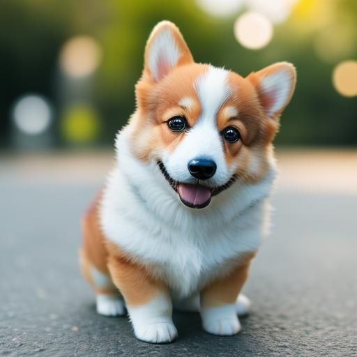 Cute Corgi Captured with Professional Photography Techniques