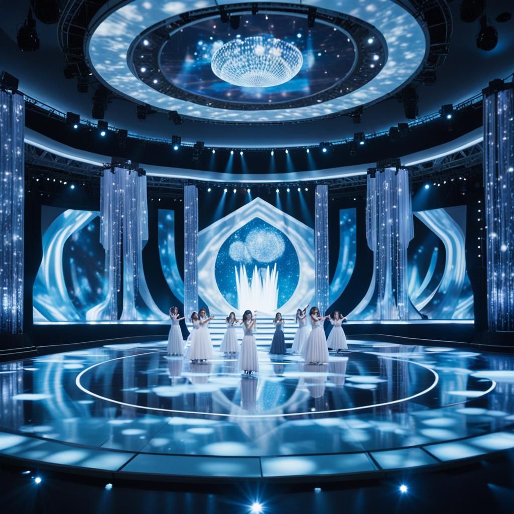 J-Pop Girl Group Concert Curtain Call