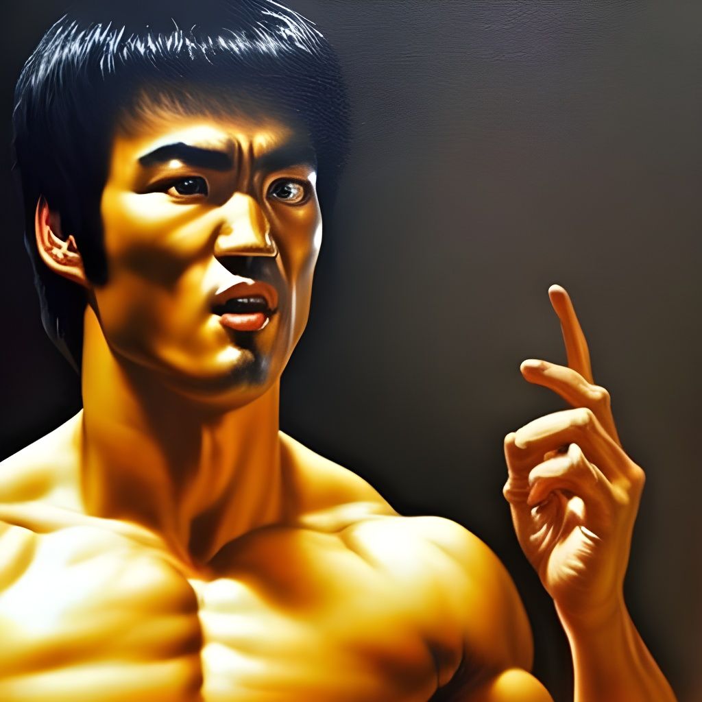Bruce Lee: Renaissance Oil Painting