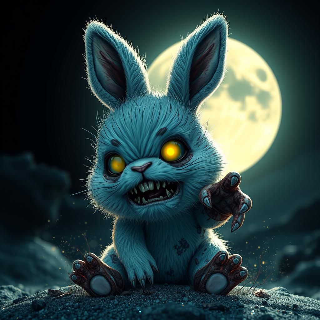 Fluffy Bunny Zombie
