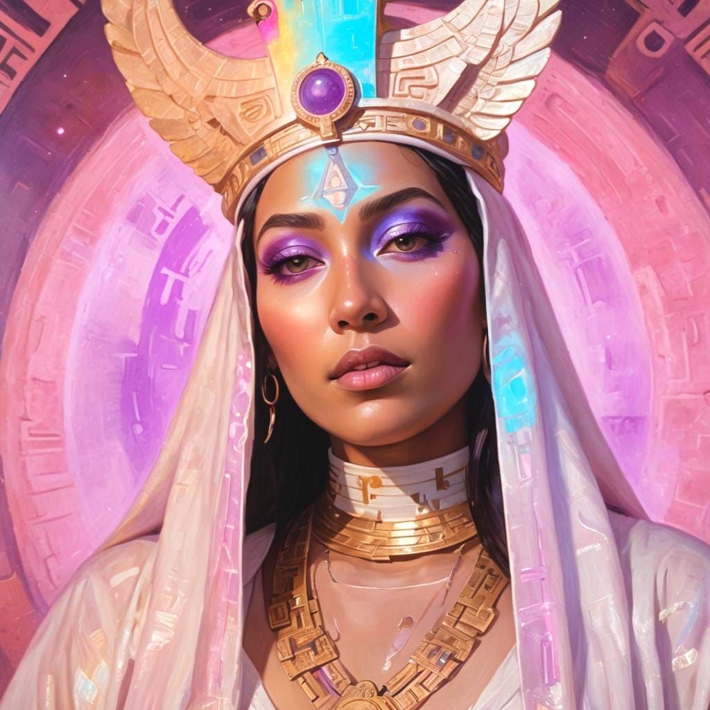 Cosmic Violet Flame Priestess Goddess Isis