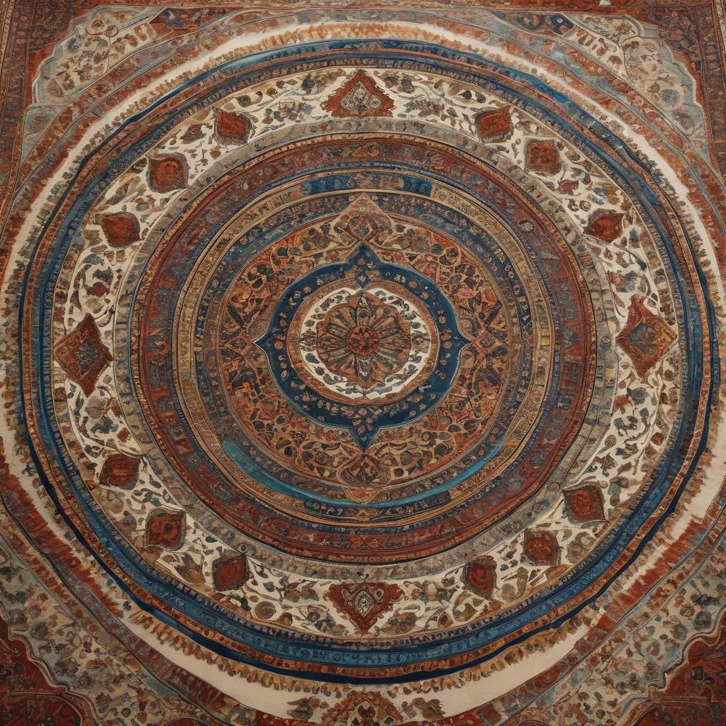 AI Generated Flying Carpet Image