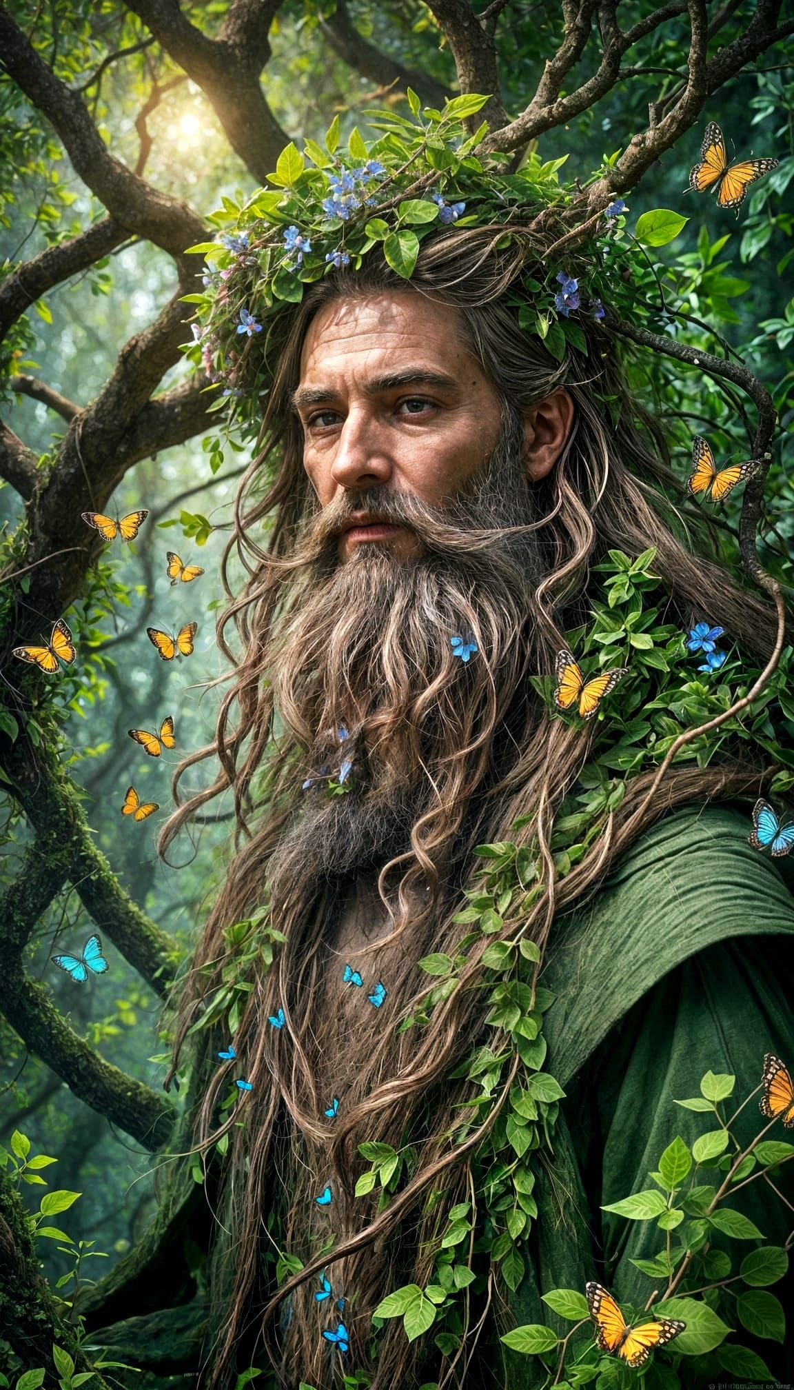 "Botanical Beard of the Ancient Druid"