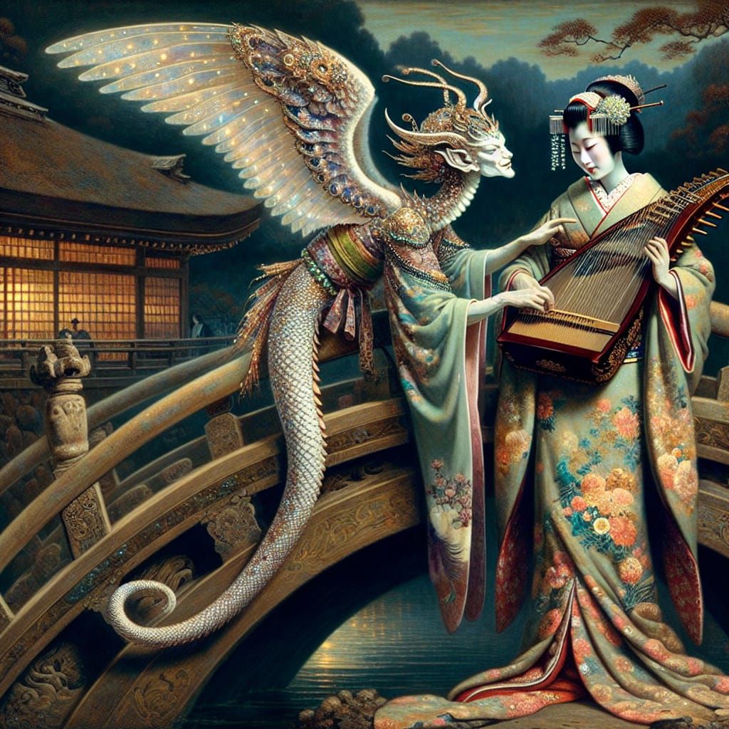NAGA Gifts Geisha a Zither
