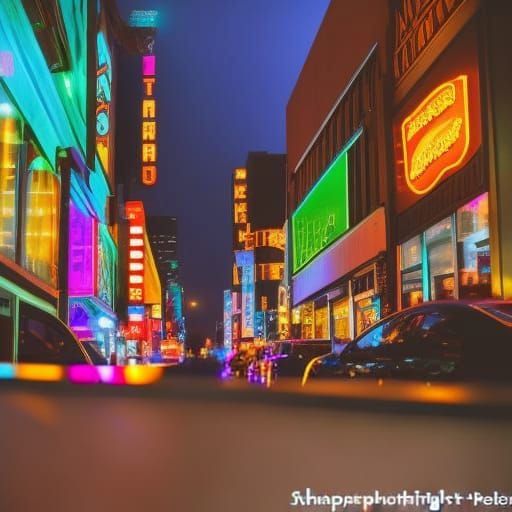 A street by night