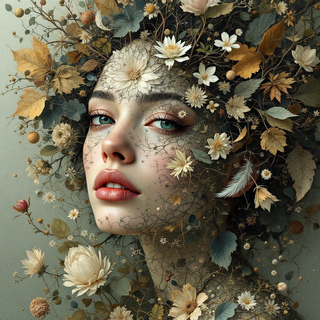 Dreamlike Nature Portrait in Ethereal Colors