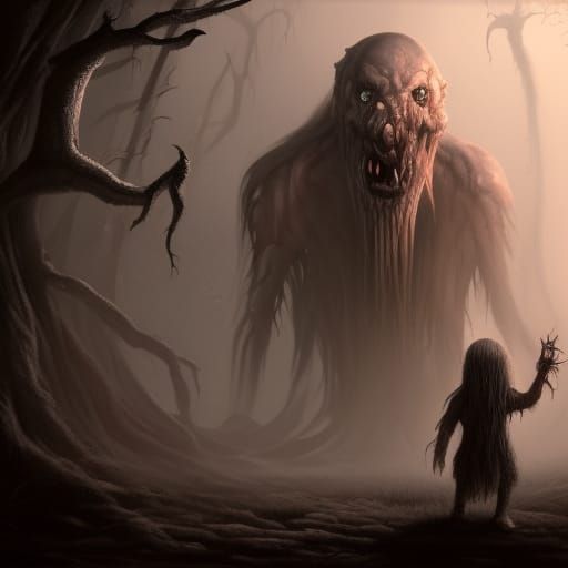 Eerie Monster Emerges from the Closet