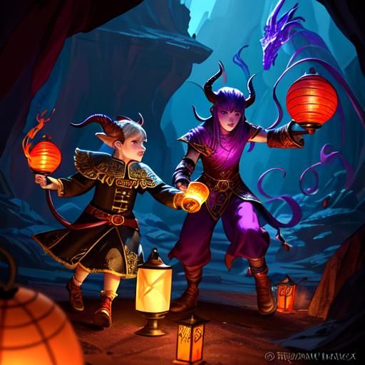 Fantasy Battle in Iridescent Cave Market