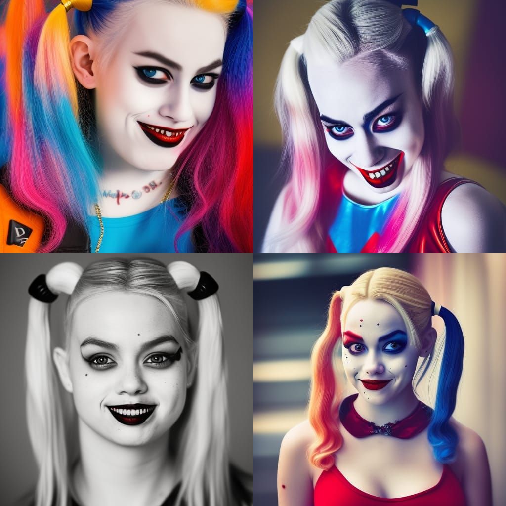 Harley Quinn: Professional Photography with Bokeh