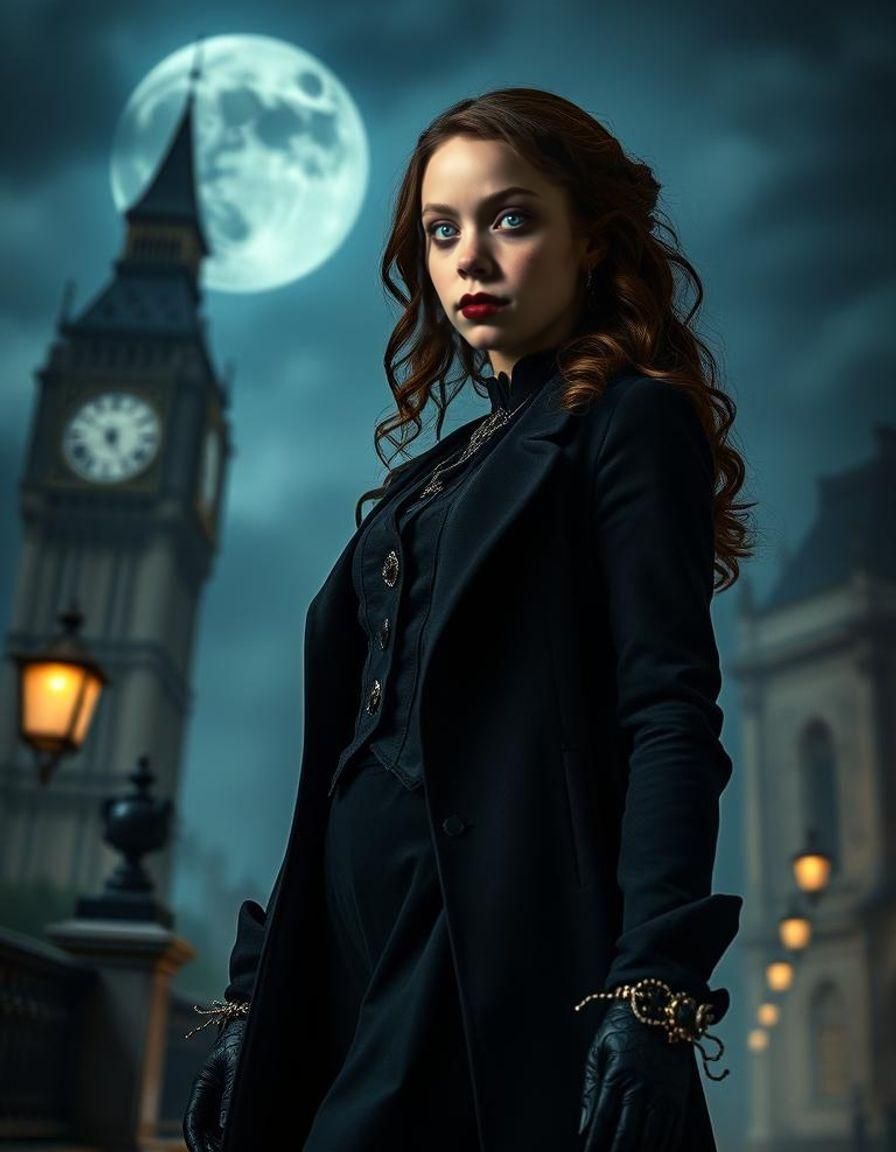 Sydney Sweeney as Gothic Vampire Adventuress Mina Harker