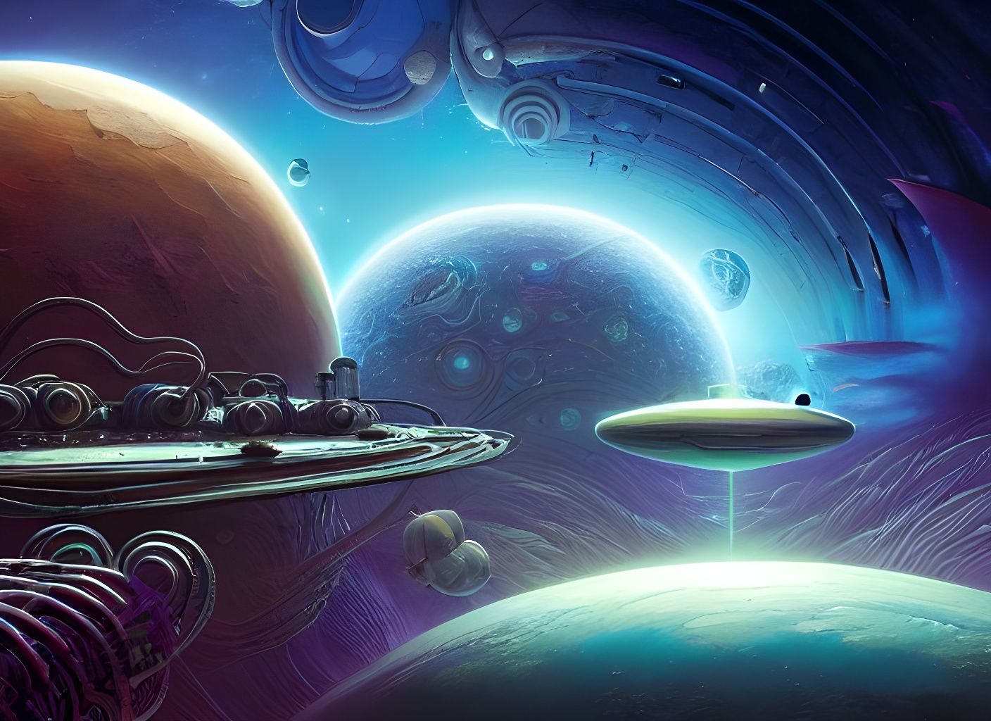 Surrealistic Sci-Fi Art: Beyond Reality