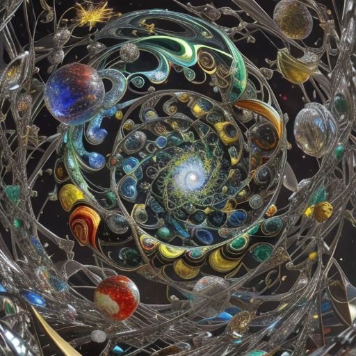 Spiral Galaxies with Broken Mirrors in Photorealistic 3D