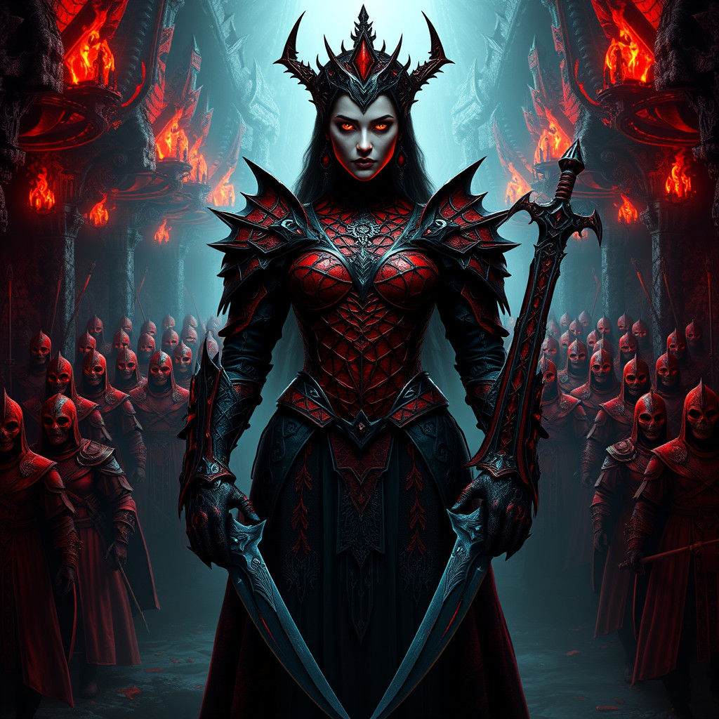 Crimson Queen of Gothic Citadel Rises
